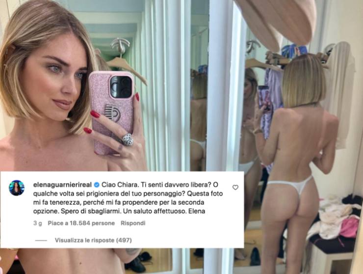 Elena Guarnieri contro la Ferragni