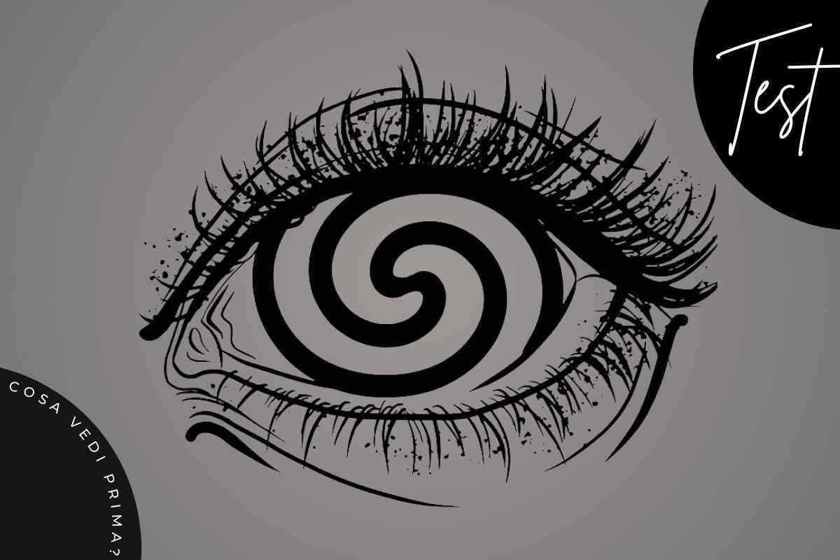test visivo occhi spirale