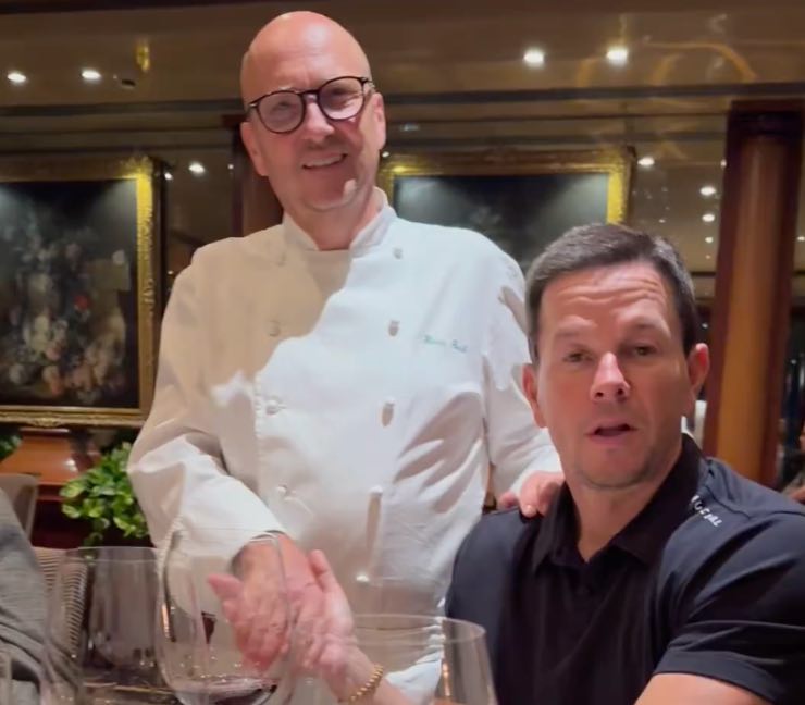 Mark Wahlberg a cena da Heinz Beck, quanto ha speso a La Pergola